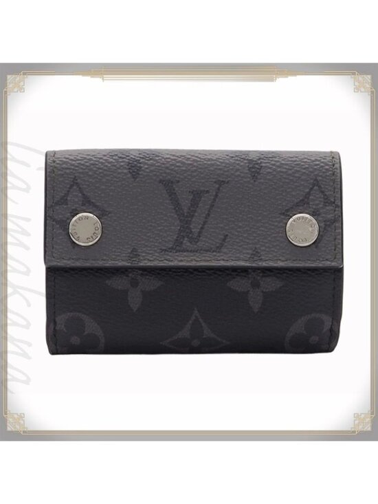 Louis Vuitton Handbags - Louis Vuitton Discovery Compact Wallet Trifold Monogram Eclipse Canvas